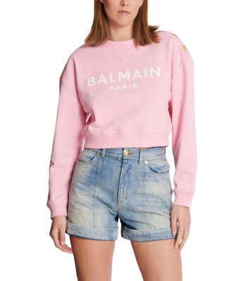  Printed Balmain Paris Sweatshirt