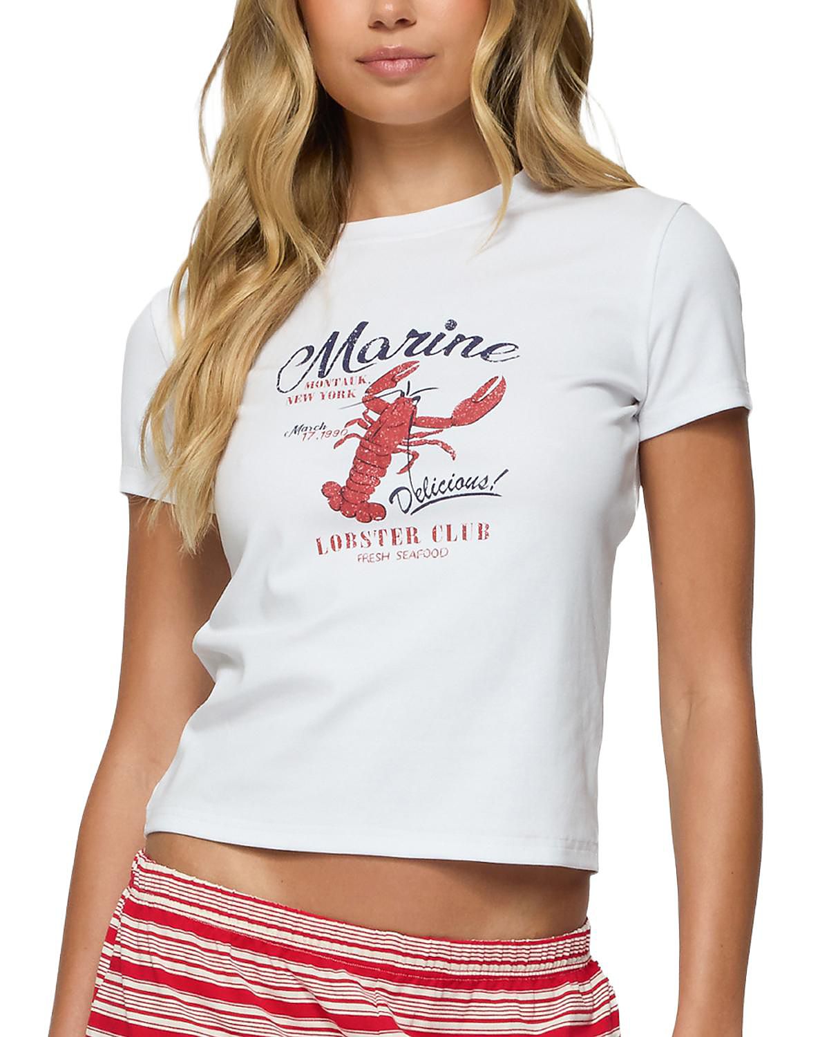 Edikted Lobster Club T Shirt