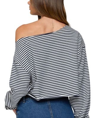 Aveline Off Shoulder Light Sweatshirt