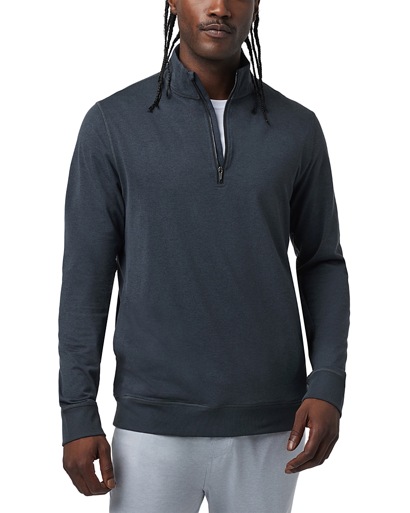 Vuori Coronado Half-zip Sweatshirt In Gray