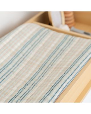 Unisex Charlie Farmhouse Quilted Change Pad Cover