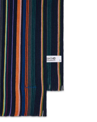 Ivan Striped Merino Wool Scarf