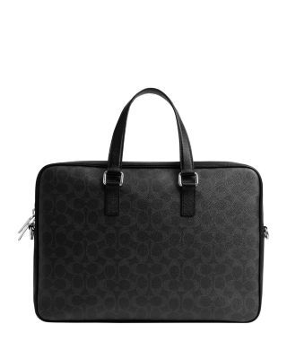 Caden Signature Canvas Brief Bag