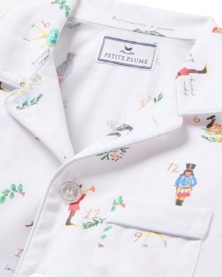 Unisex 12 Days of Christmas Twill Pajama Set - Baby, Little Kid, Big Kid