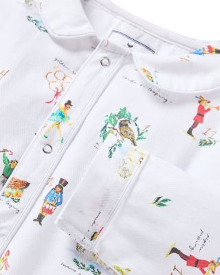 Unisex 12 Days of Christmas Twill Cambridge Romper - Baby