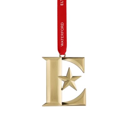 Elton John Golden E Icon Ornament