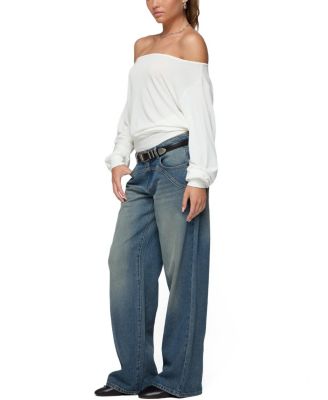 Nannie Off Shoulder Oversized Top