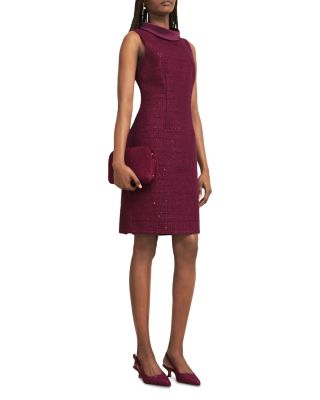 Milan Sequin Woven Tweed Clutch