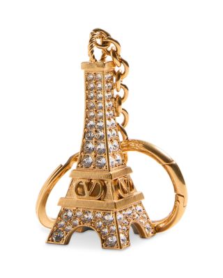 Eiffel Tower VLogo Bag Charm Key Ring