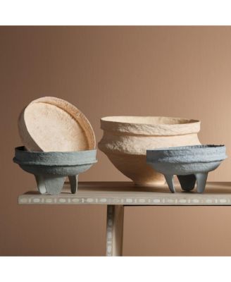  Landscape Cotton Mache Large Decorative Bowl