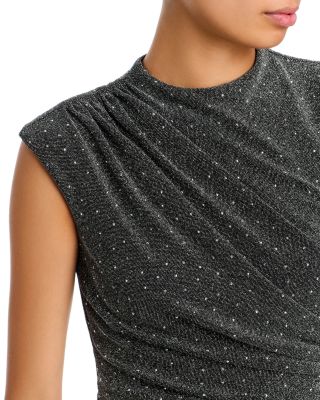 Long Studded Cap Sleeve Dress - Exclusive