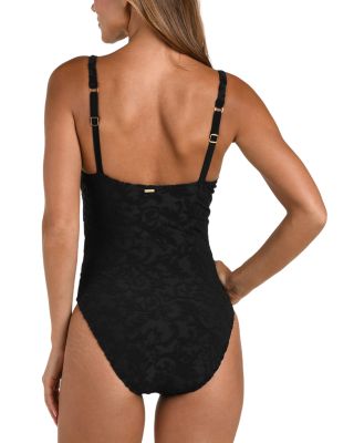 Remi Ornate Terry Basic Lingerie One Piece Swimsuit