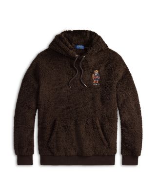 Polo Bear Pile Fleece Hoodie