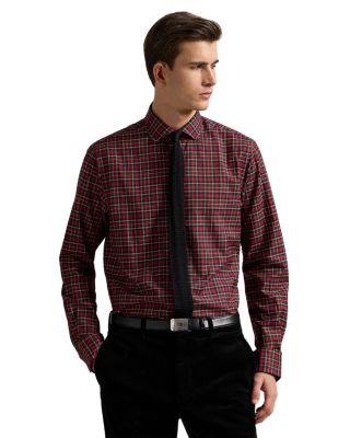 Classic Fit Plaid Twill Shirt