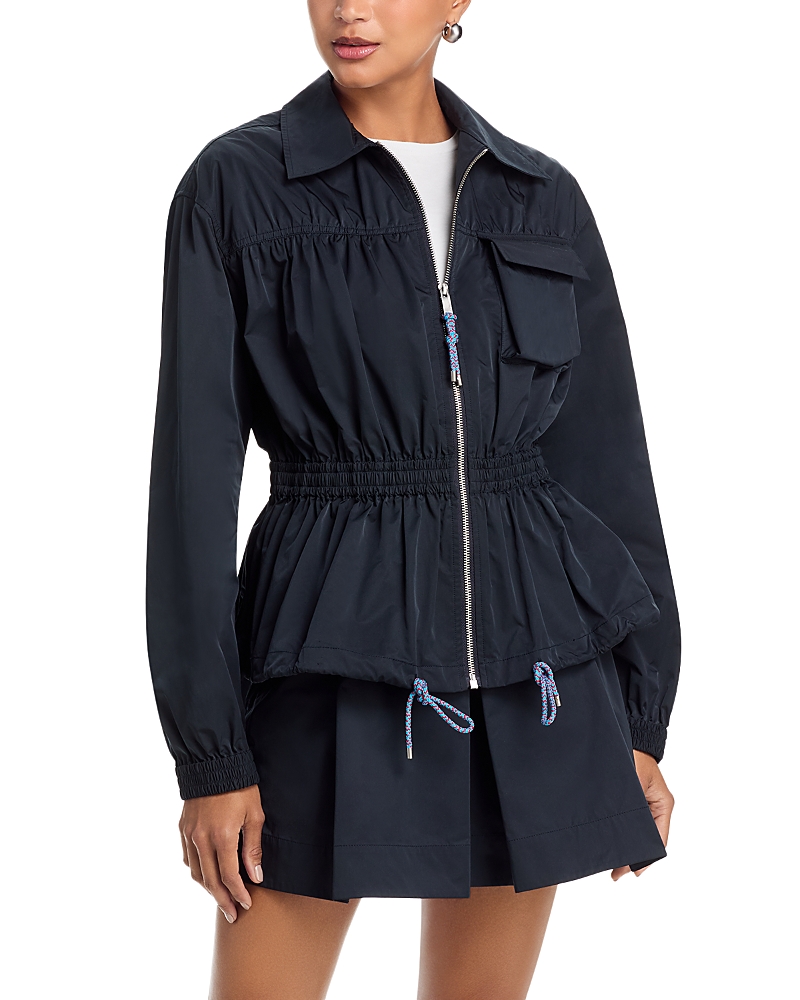 3.1 Phillip Lim Ripstop Elasticized Jacket In Blue