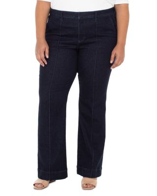 Liverpool Los Angeles Plus - Pintuck Bootcut Pants