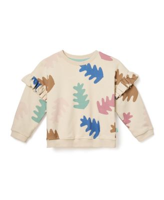 Unisex Recycled Cotton Autumn Ruffle Sweatshirt - Baby, Little Kid