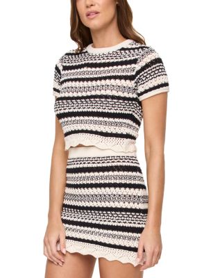 Caicos Cropped Swim Cover Up Sweater