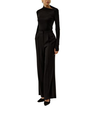  Scoop-Neck Pure Silk Slim Fit Top