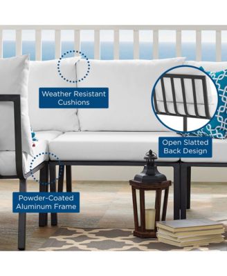 Riverside Outdoor Patio Aluminum Armless Chair