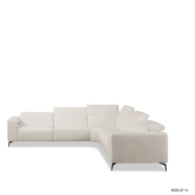 Nacosto Motion Leather Sectional Sofa