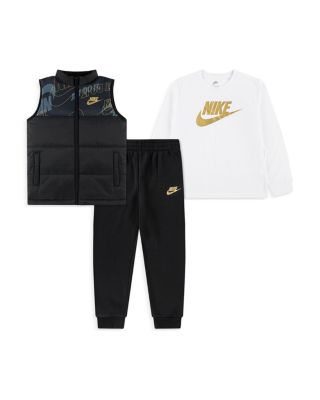 Boys' Vest, Long Sleeved Tee & Pants Set - Little Kid