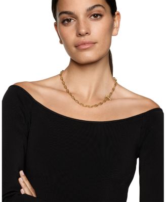 DY Madison&reg; Toggle Chain Necklace in 18K Yellow Gold, 5.5mm