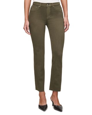 Mara Mid Rise Instasculpt™ Ankle Straight Jeans in Trellis