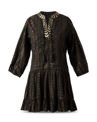 Jacquard Swim Cover-Up Beach Dress