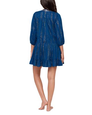 Jacquard Swim Cover-Up Beach Dress