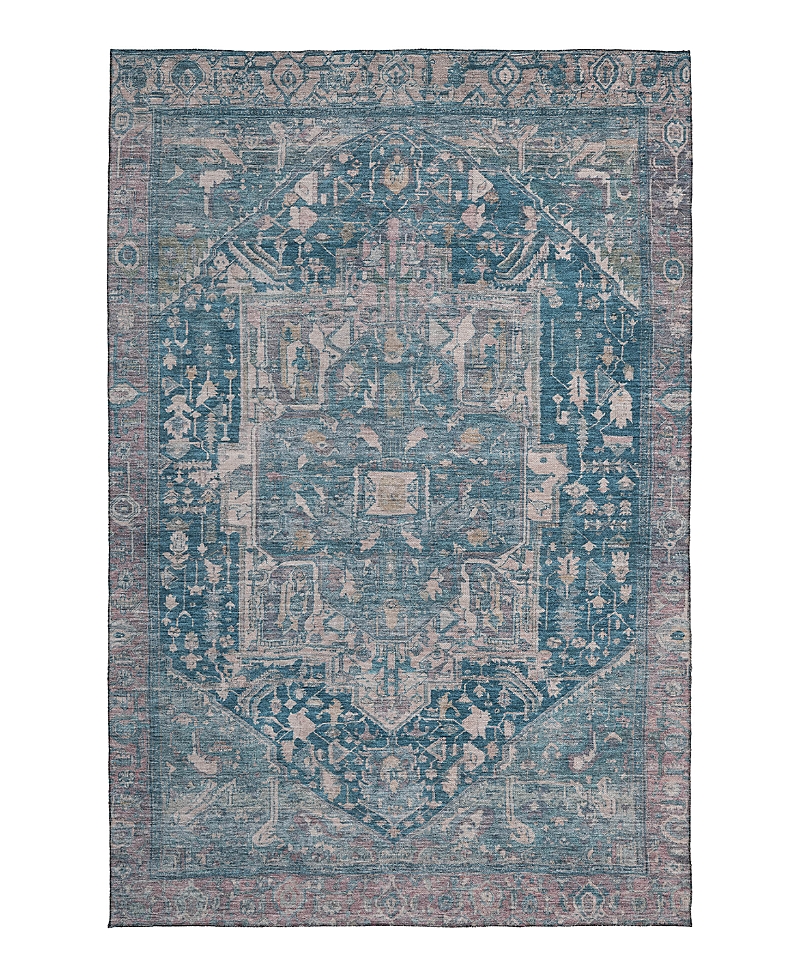 Dalyn Rug Company Solace Washable Sl14 Area Rug 3'0 X 5'0 In Blue