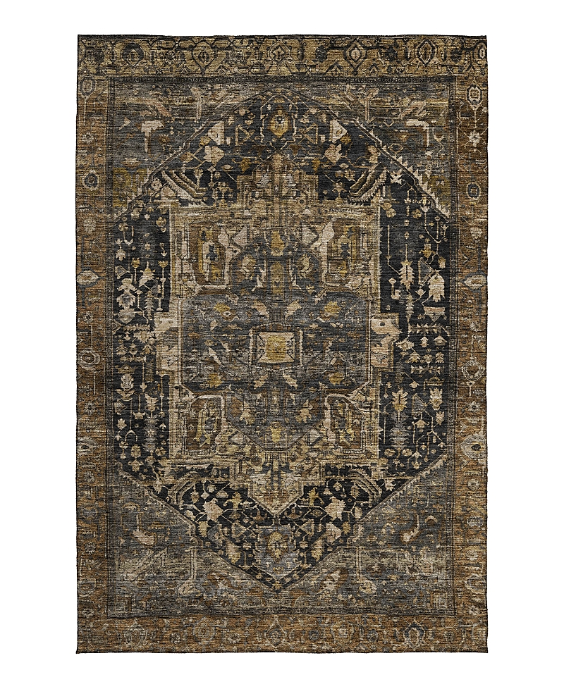 Dalyn Rug Company Solace Washable Sl14 Area Rug 3'0 X 5'0 In Black