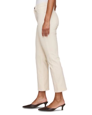 Patti High Rise Straight Corduroy Jeans in Manilla