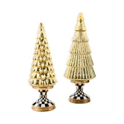 Courtly Noel Short Illuminated Glass Tree