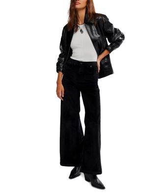 Kellee High Rise Corduroy Palazzo Jeans in Unexplored