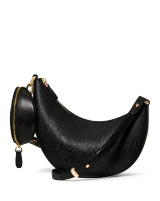 Duo Pebbled Leather Crossbody