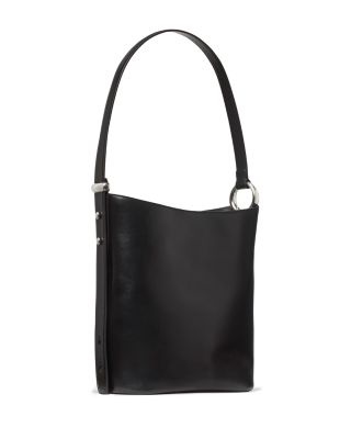 Halo Leather Bucket Bag