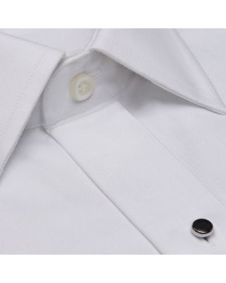 Regular Fit Stud Front Tuxedo Shirt - Exclusive