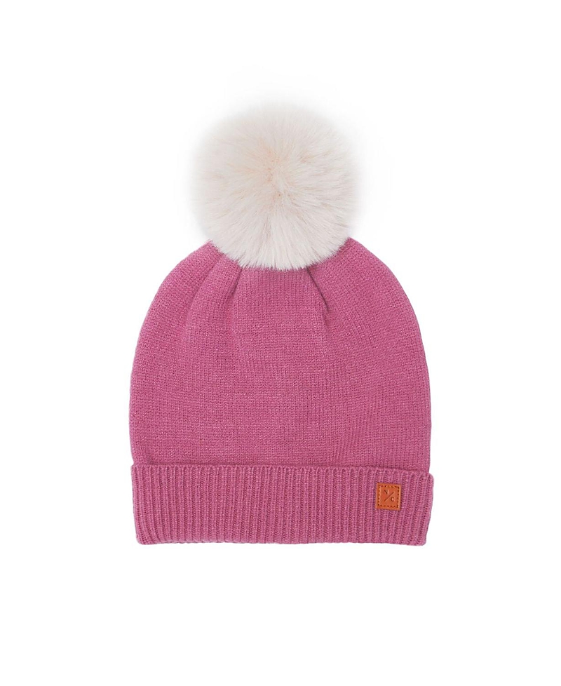 Northern Classics Unisex Knit Pom Hat - Big Kid In Pink