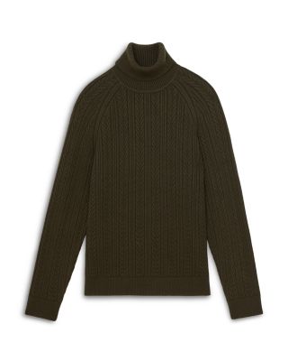 Dartford Cable Knit Turtleneck Sweater