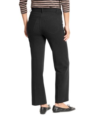 High Rise Ankle Straight Leg Jeans