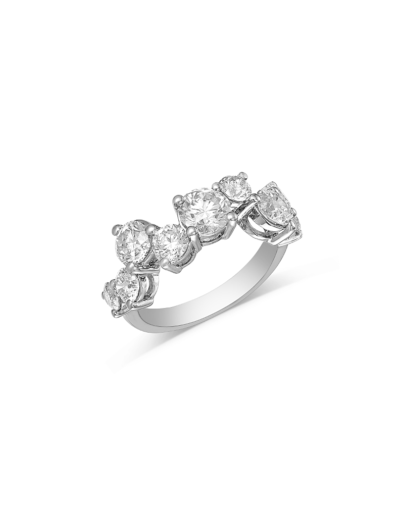 Bloomingdale's Fine Collection Diamond Scatter Cluster Band in 14K White Gold, 3.0 tcw