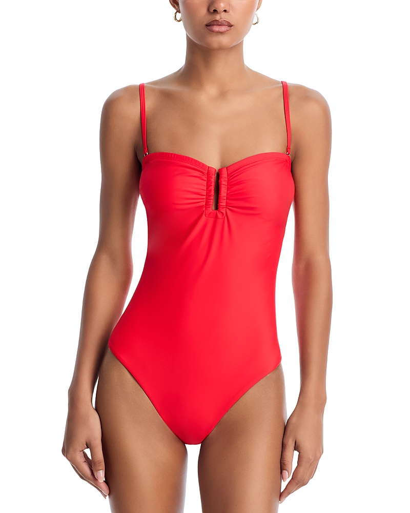 Kobi Halperin Becca One Piece Swimsuit In Red