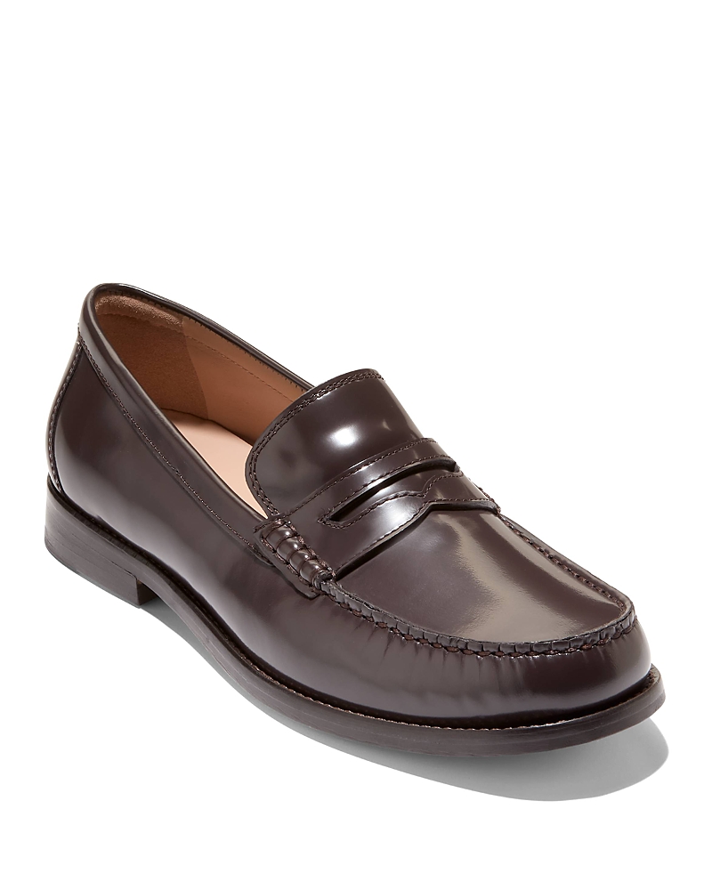Cole Haan Lana Luxe Remastered Studded Penny Loafer In Brown