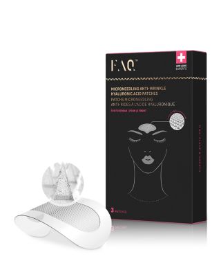 FAQ™ Microneedling Hyaluronic Acid Patches for Forehead, Pack of 3