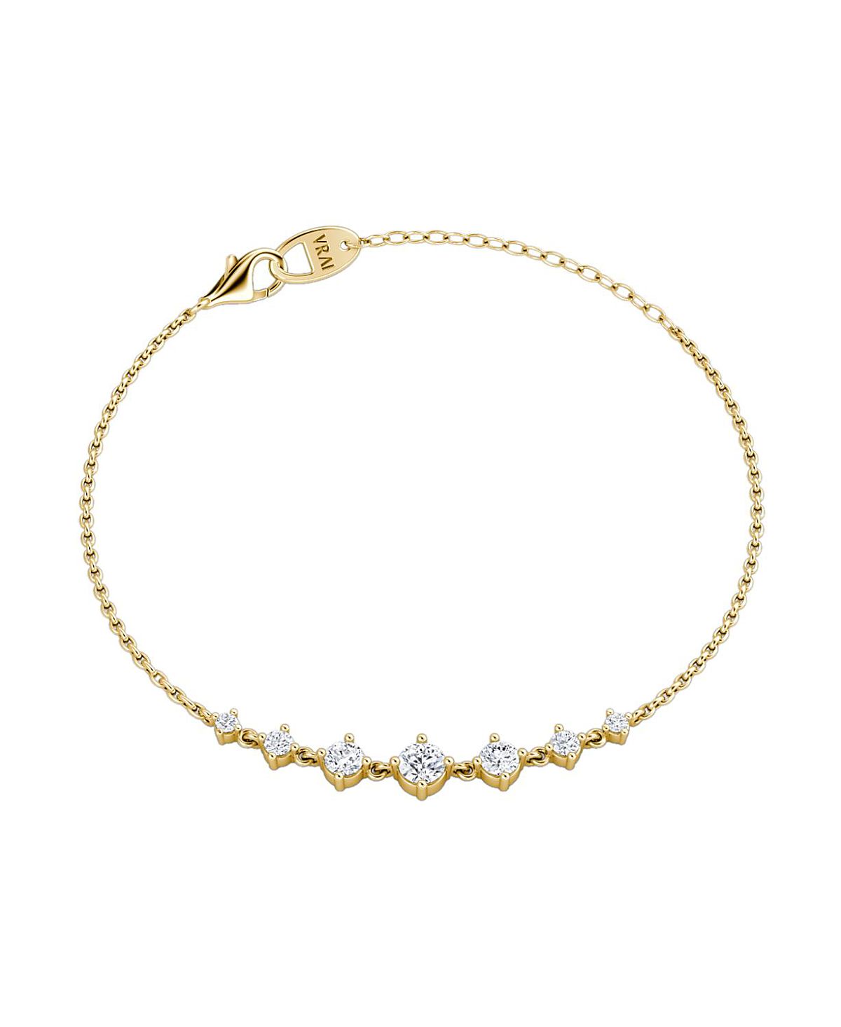 Vrai Petite Linked Tennis Bracelet - Round Brilliant Lab Created Diamonds