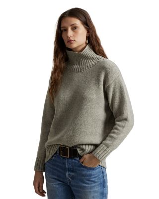 Wool Cashmere Turtleneck Sweater