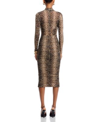 Aliyah Printed Midi Dress