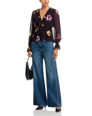 Alixa Tie Neck Blouse