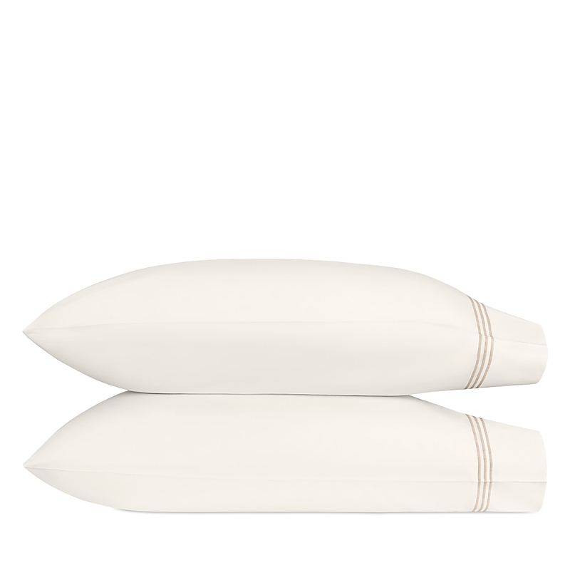 Matouk Bel Tempo Nocturne King Pillowcase, Pair In White